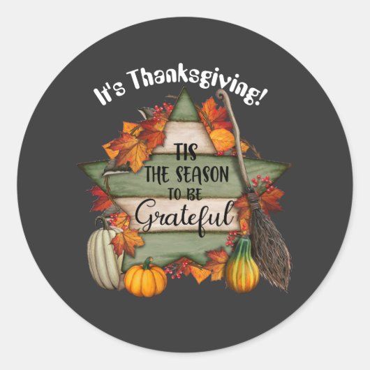 Dit is de reden waarom we dankbaar Sticker moeten  (Voorkant)