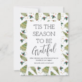 'Dit is de reden waarom we dankbaar zijn voor zake Notitiekaartje (Voorkant)