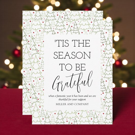 'Dit is de reden waarom we dankbaar zijn voor zake Notitiekaartje