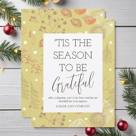 'Dit is de reden waarom we dankbaar zijn voor zake Notitiekaartje