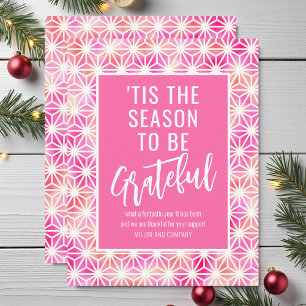 'Dit is de reden waarom we dankbaar zijn voor zake Notitiekaartje