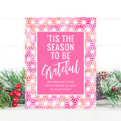 'Dit is de reden waarom we dankbaar zijn voor zake Notitiekaartje