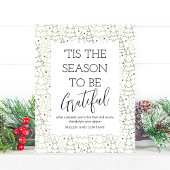 'Dit is de reden waarom we dankbaar zijn voor zake Notitiekaartje