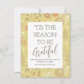 'Dit is de reden waarom we dankbaar zijn voor zake Notitiekaartje (Voorkant)