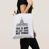 Dit is de reden waarom we geen leuke dingen cadeau tote bag (Dichtbij)