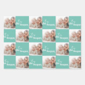 Dit is de reeks verdiepingsvierkante foto's van 3 inpakpapier vel (Voorkant 3)