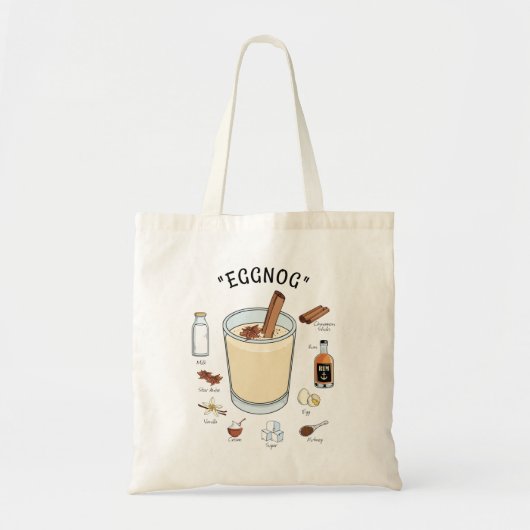 Dit is de season Eggnog Holiday Canvas tas (Voorkant)