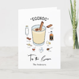 Dit is de season Eggnog Holiday Kaart