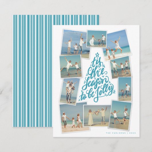 Dit is de Season handgeschreven boom foto collage (Voorkant / Achterkant)