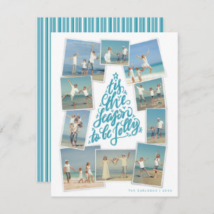 Dit is de Season handgeschreven boom foto collage