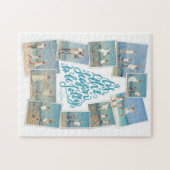 Dit is de Season handgeschreven boom foto collage Legpuzzel (Horizontaal)