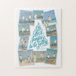 Dit is de Season handgeschreven boom foto collage Legpuzzel
