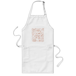 Dit is de Season Herfst Cheer Hand-Drawn Autumn on Lang Schort