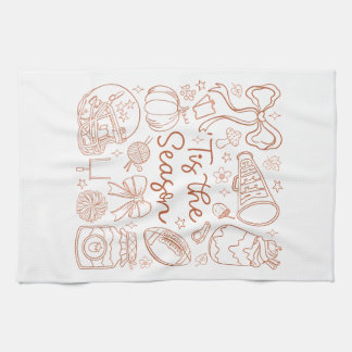 Dit is de Season Herfst Cheer Hand-Drawn Autumn on Theedoek