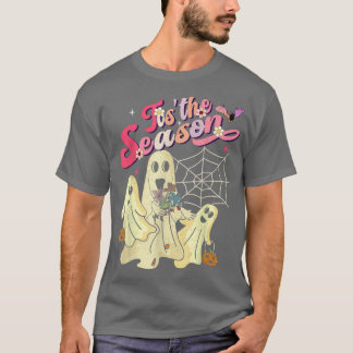 Dit is de Season Pumpkin Boo 60s 70s Hippie Halowe T-shirt