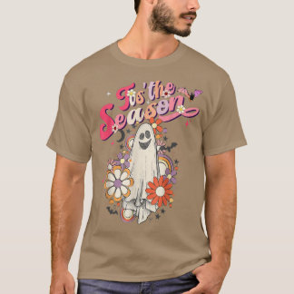 Dit is de Season Pumpkin Boo 60s 70s Hippie Halowe T-shirt