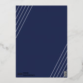 Dit is de Seizoen Enkelvoudige Foto Gold Folie Feestdagenkaart (Achterkant)