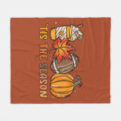 'Dit is de seizoen herfst Herfst Thanksgiving Fleece Deken (Voorkant (Horizontaal))