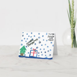 Dit is de Seizoen Kerstmis Kaart