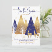 'Dit is de Seizoen Koninklijke Blauwe Goud Bedrijf Kaart (Staand voorkant)