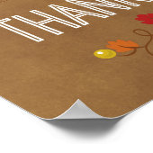 Dit is de Seizoen om het Thankful Citaat te zijn Poster (Hoek)