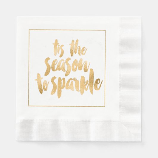 Dit is de Seizoen voor het kerstcadeautje Servet (Voorkant)