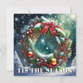 Dit is de seizoenkrans kaart (Voorkant)