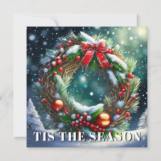 Dit is de seizoenkrans kaart (Voorkant)