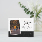 'Dit is de SeizoensCozy Natuur Foto Feestdagenkaart (Staand voorkant)
