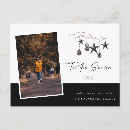 'Dit is de SeizoensCozy Natuur Foto Feestdagenkaart (Voorkant)