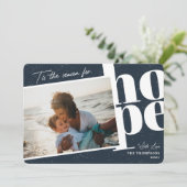 Dit is de Seizoenshoopfoto Feestdagenkaart (Staand voorkant)