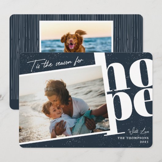 Dit is de Seizoenshoopfoto Feestdagenkaart (Voorkant / Achterkant)