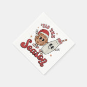 Dit is de seizoenskoekjes die de kerstman van de k servet (Hoek)