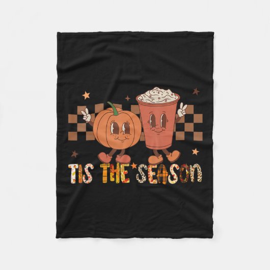 Dit is de Seizoenspompoen Spice Funny Herfst Vibes Fleece Deken (Voorkant)