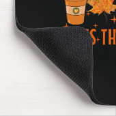 Dit is de Seizoenspompoenpompoen, latte Halloween  Muismat (Hoek)