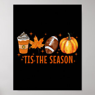 Dit is de Seizoenspompoenpompoen, latte Halloween  Poster