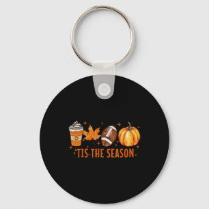 Dit is de Seizoenspompoenpompoen, latte Halloween  Sleutelhanger