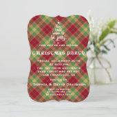 'Dit is de Seizoensrode Pset met kerstfeest Uitnod Kaart (Staand voorkant)