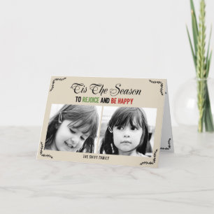 Dit is de Seizoensvakantiefotokaart Feestdagen Kaart