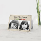 Dit is de Seizoensvakantiefotokaart Feestdagen Kaart (Voorkant)