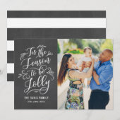 Dit is de Seizoensvakantiefotokaart Feestdagenkaart (Voorkant / Achterkant)