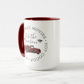 Dit is de Seizoensvolle Coca kerst Mok (Voorkant links)