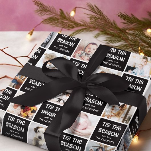 Dit is de Seizoensvun-foto met kerstcadeautje Cadeaupapier