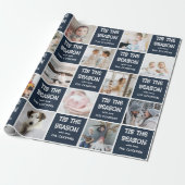 Dit is de Seizoensvun met kerstcadeau op het fotor Cadeaupapier (Uitgerold)