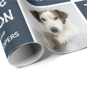 Dit is de Seizoensvun met kerstcadeau op het fotor Cadeaupapier (Rol Hoek)