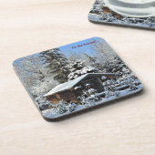 'Dit is de Seizoenwreah CottageWinter Feestdage Bier Onderzetter (Linkerzijde)