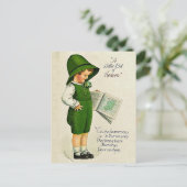 Dit is de  Shamrocks St. Patrick's Day Briefkaart (Staand voorkant)