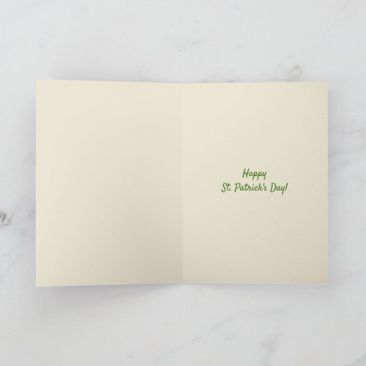 Dit is de Shamrocks  St. Patrick's Day Card (Binnen)