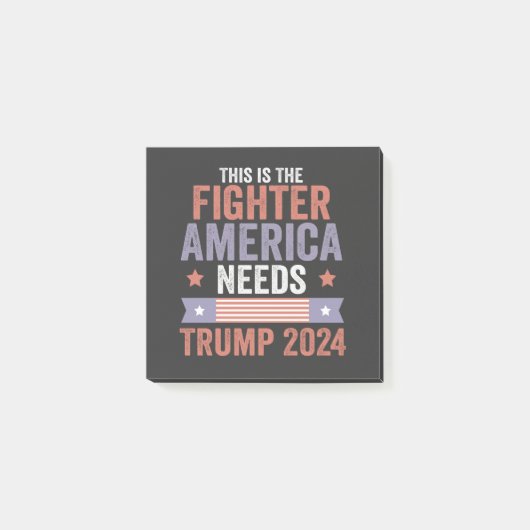 Dit is de strijder die Amerika nodig heeft Trump 2 Post-it® Notes (Voorkant)