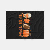 Dit is de Thanksgiving van de Herfst van het Footb Fleece Deken (Voorkant (Horizontaal))